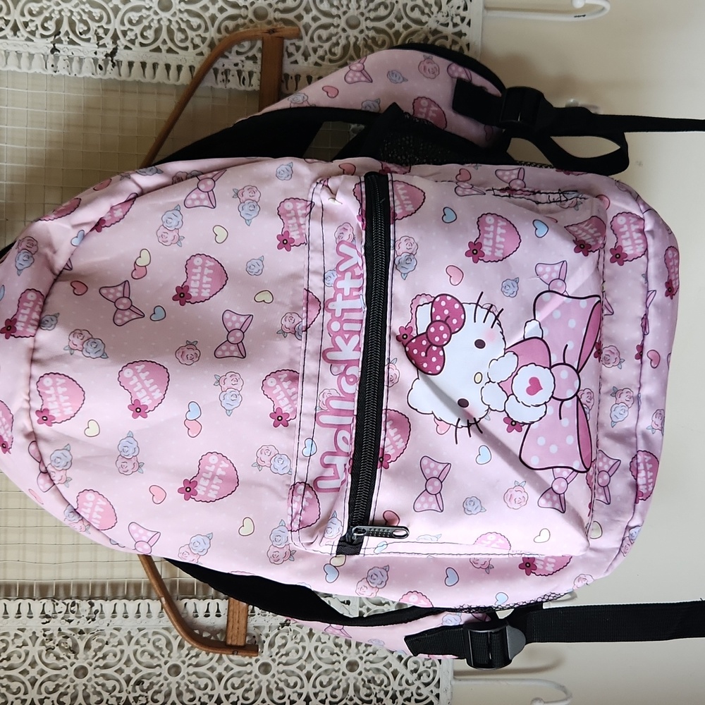 Pink Hello Kitty Backpack Cute‎ Hearts Bows